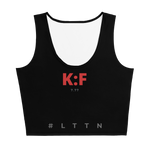 K:L 7.77 Onyx Vested Crop Top