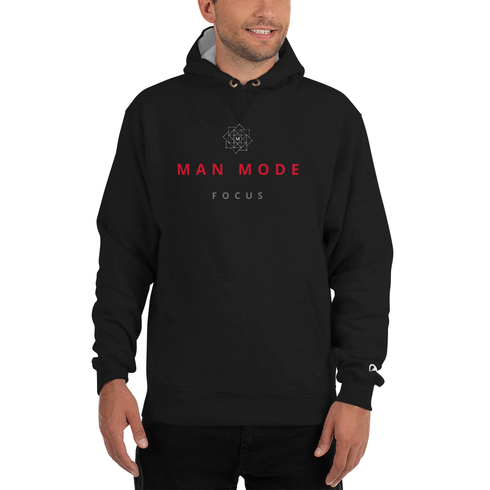 Man Mode Focus Champion Hoodie