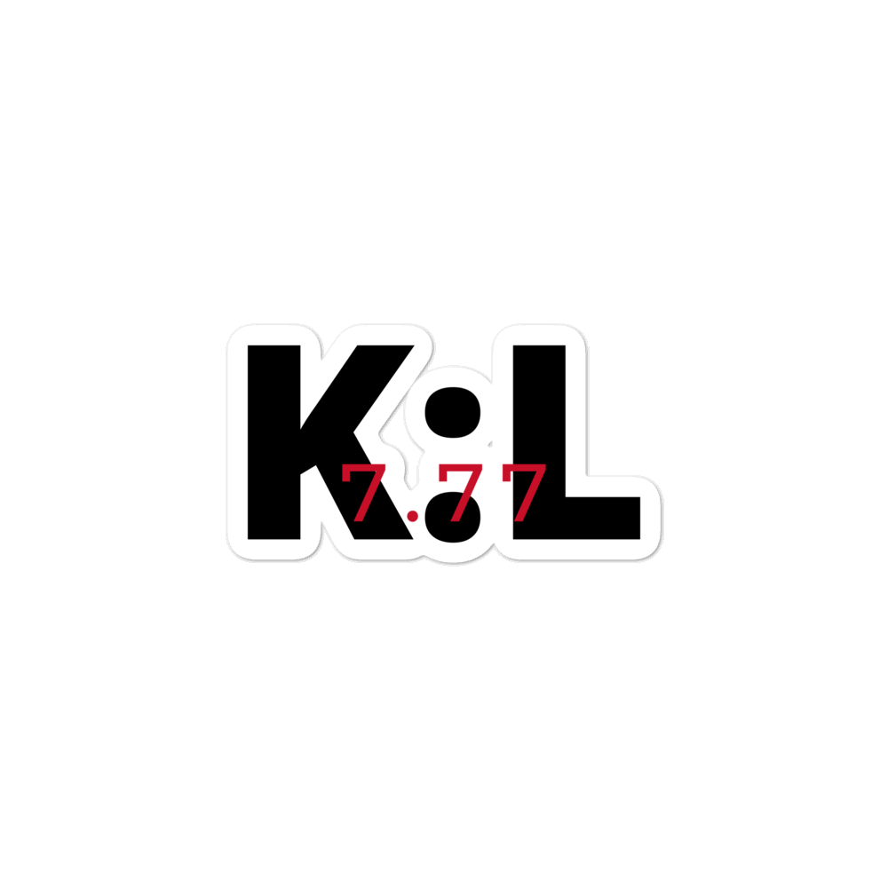 K:L 7.77 Vinyl stickers