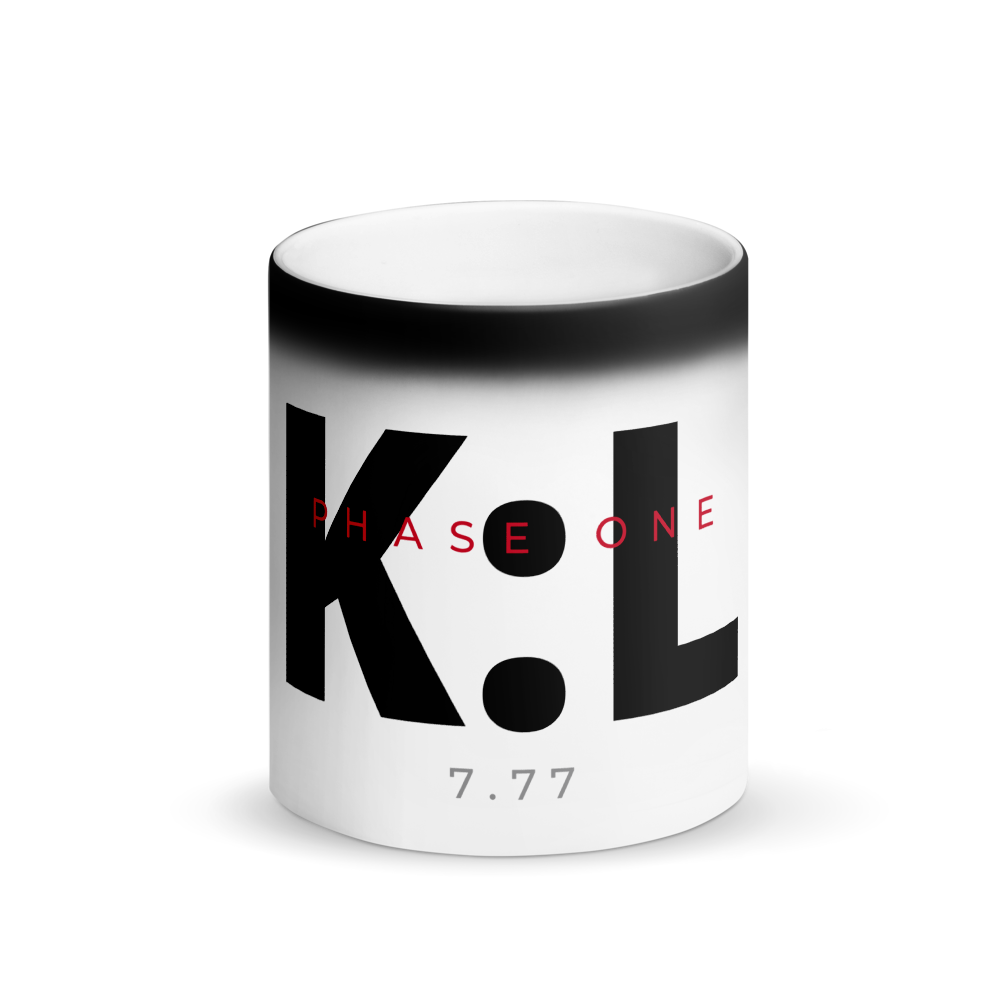 K:L Phase One Alpine Matte Black Magic Mug