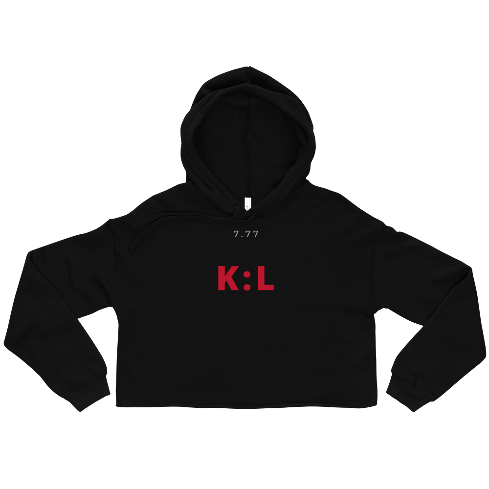 K:L 7.77 Womens Crop Hoodie