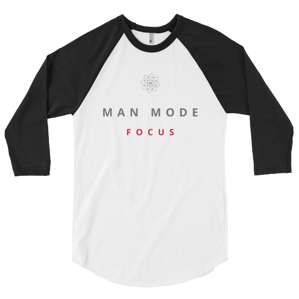 Man Mode Focus Baseball T Shirt