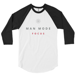 Man Mode Focus Baseball T Shirt