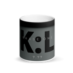 K:L Phase One Gun Metal Matte Black Magic Mug