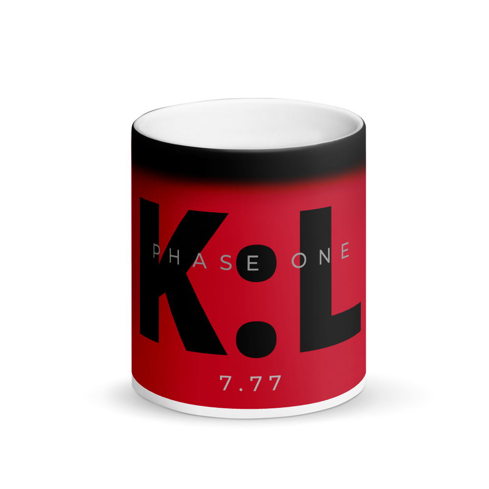 K:L Phase One Matte Black Magic Mug