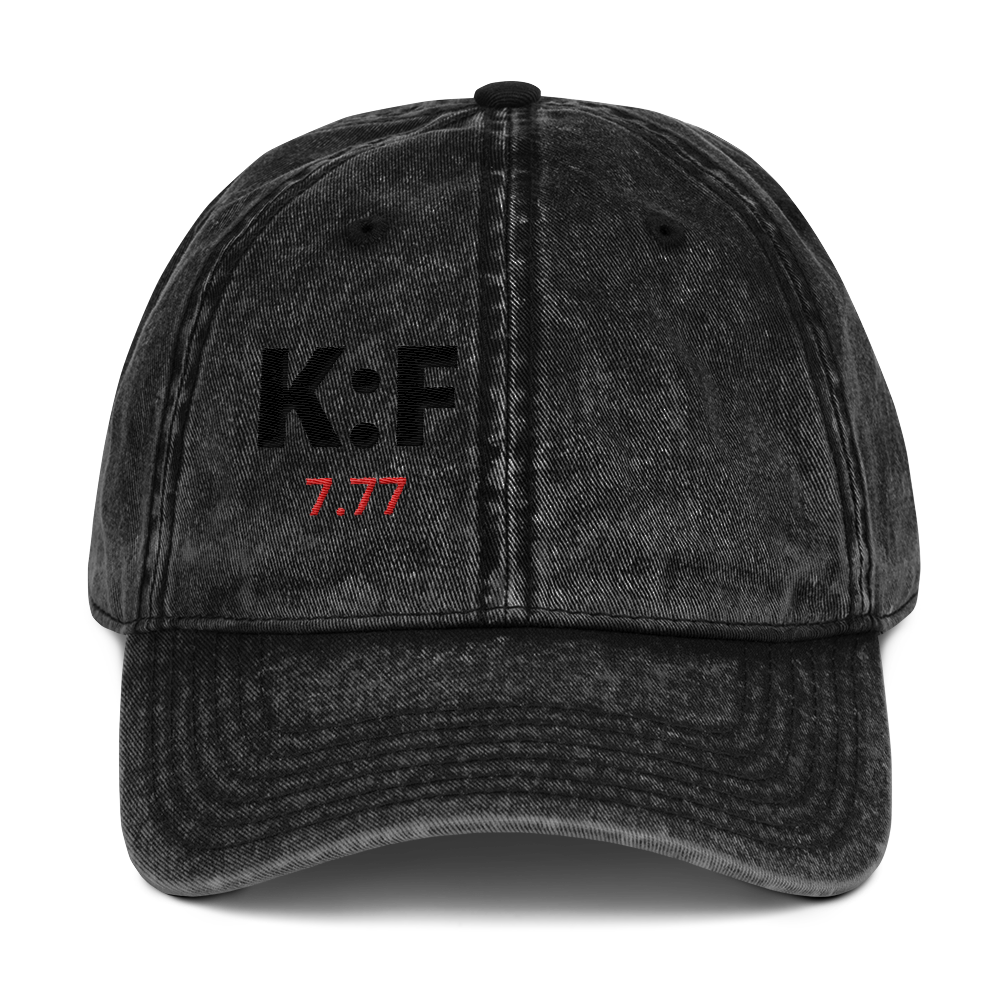 K:L 7.77 Vintage Cotton Twill Cap