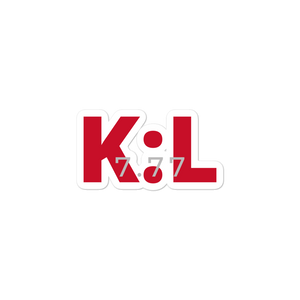 K:L 7.77 vinyl stickers