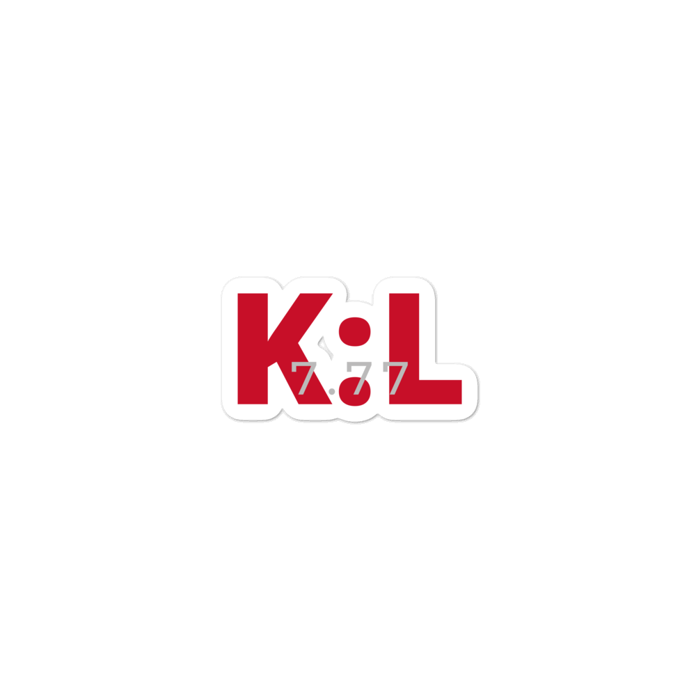 K:L 7.77 vinyl stickers