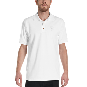 Man Mode Matrix Embroidered Polo