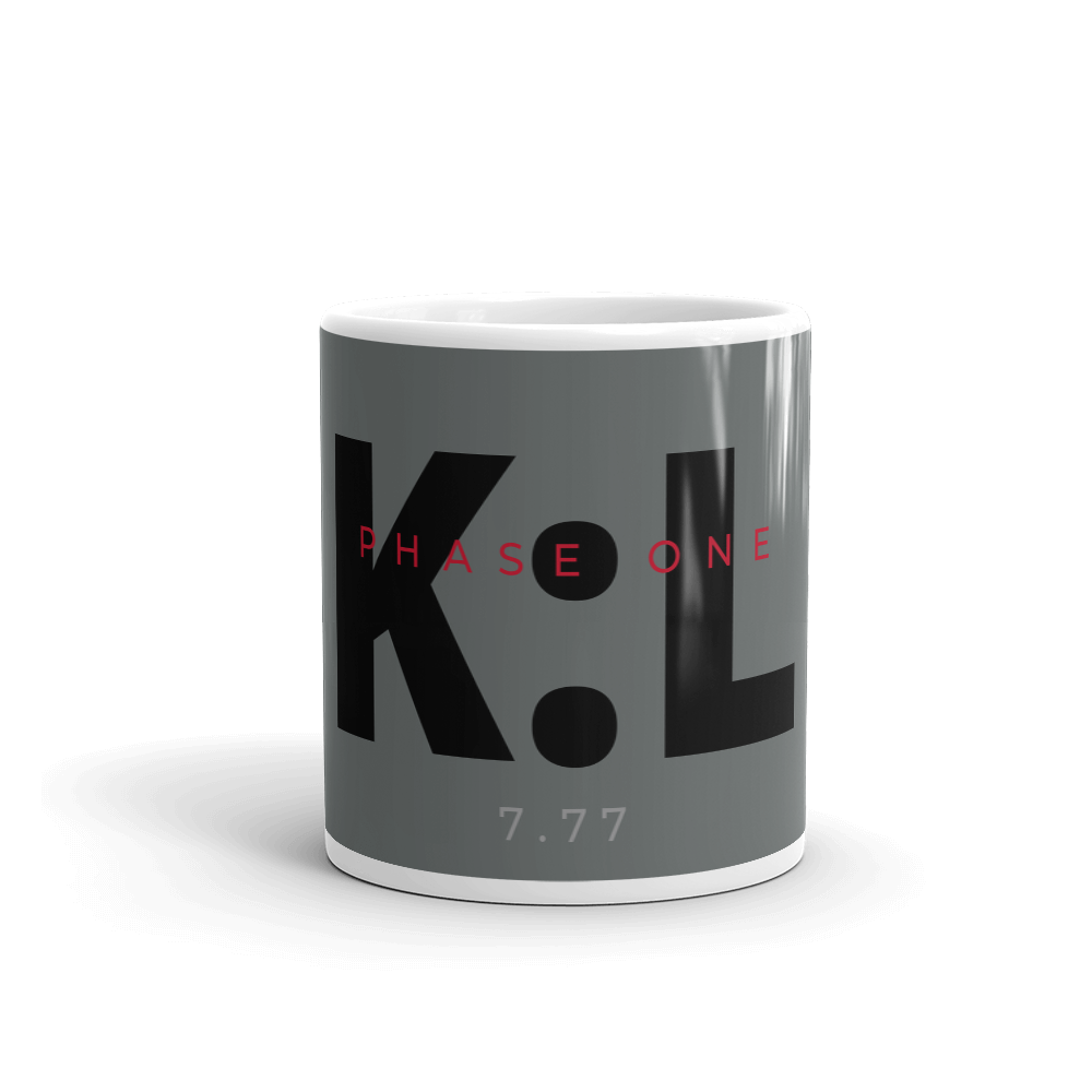 K:L Phase One Gun Metal Glossy Mug