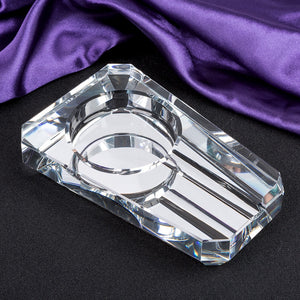 The Trapezoide Crystal Single Cigar Tray