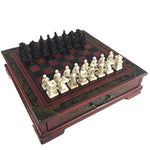 The Terracotta Vintage Chess Set