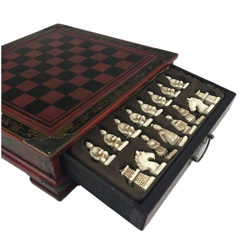 The Terracotta Vintage Chess Set