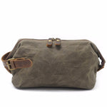 The Canvas & Leather Wash Bag