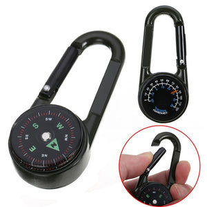 Pathfinder Key Ring Compass & Thermometer