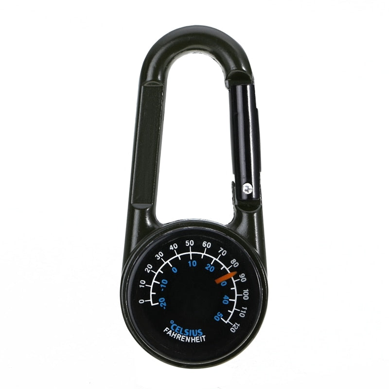 Pathfinder Key Ring Compass & Thermometer