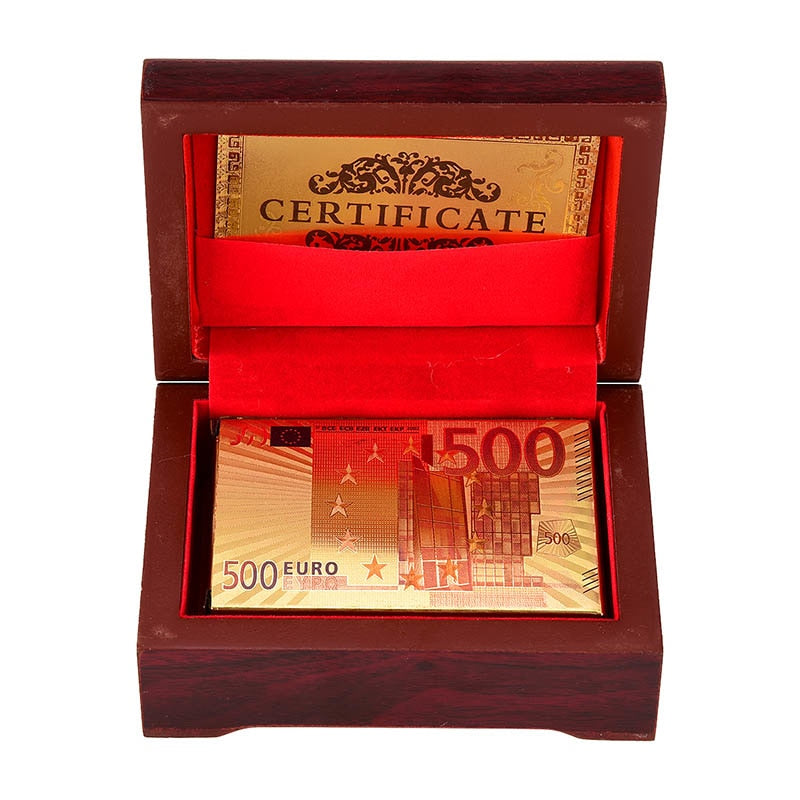 Authentically Certificated 24k Gold Plated Playing Cards