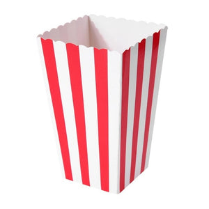 Classic Cinema Popcorn Boxes 6 colours