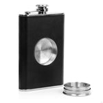 Steel Range Hip Flask, Cup & Funnel