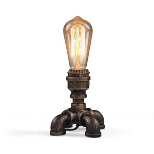 Rustic Iron Pipe Desklamp