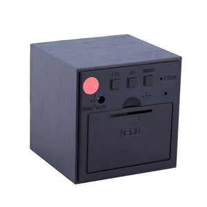 Voice Control Wood Block Clock