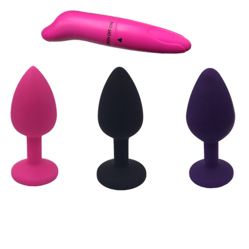 The Tom Cat Range Silicone Anal Plug & Vibrator