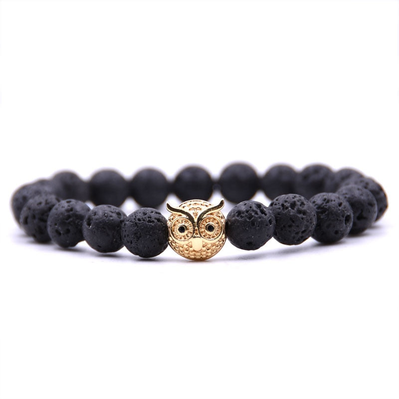 Lava Theme Animal Veritas Range Bracelets  - Owl 