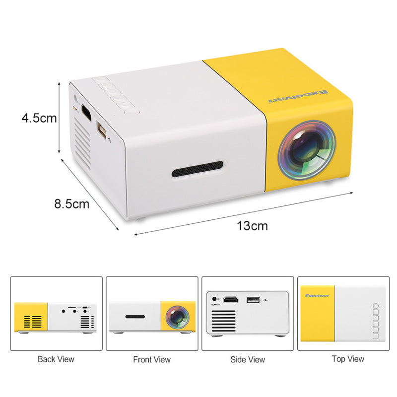 Portable Mini LCD LED Projector