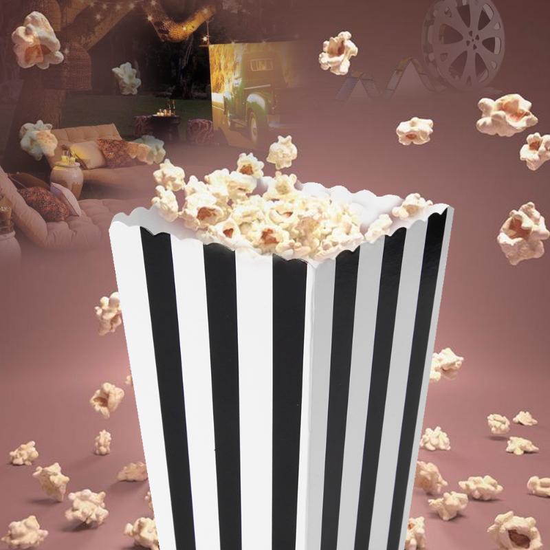 Classic Cinema Popcorn Boxes 6 colours