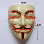 LED V for Vendetta Masks