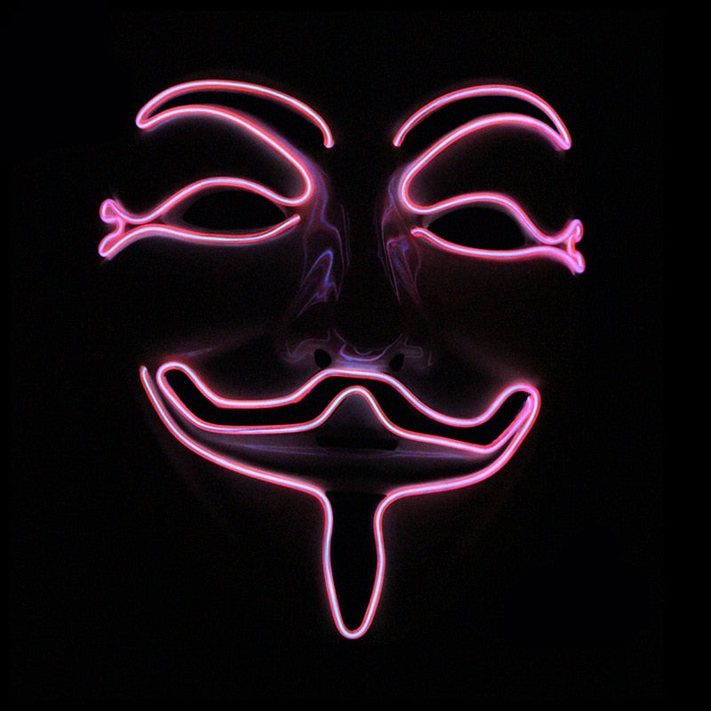 LED V for Vendetta Masks