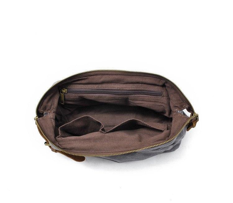 The Canvas & Leather Wash Bag