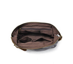 The Canvas & Leather Wash Bag