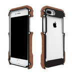 The Shell - Ultra Light-weight Metal Wood Bumper iPhone Case