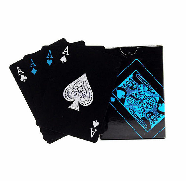 Waterproof PVC Black or Red Playing Cards