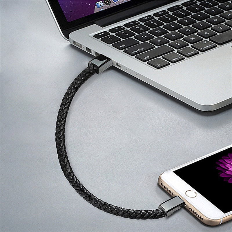 The Leather Micro USB Charging Bracelet