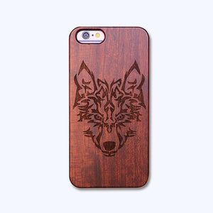 The Rosewood Carvings Iphone Case Wolf 