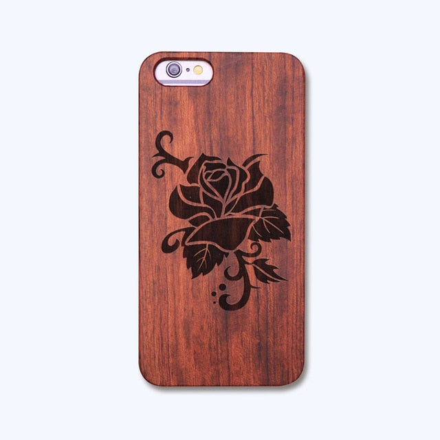 The Rosewood Carvings Iphone Case Rose