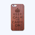 The Rosewood Carvings Iphone Case Keep Calm & Carry On