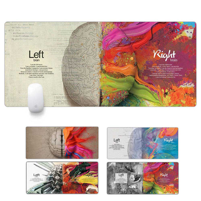 The Right & Left Side Brain Desk Mat