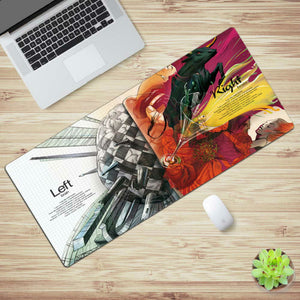 The Right & Left Side Brain Desk Mat