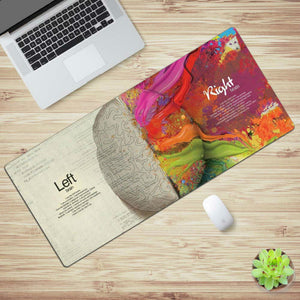 The Right & Left Side Brain Desk Mat