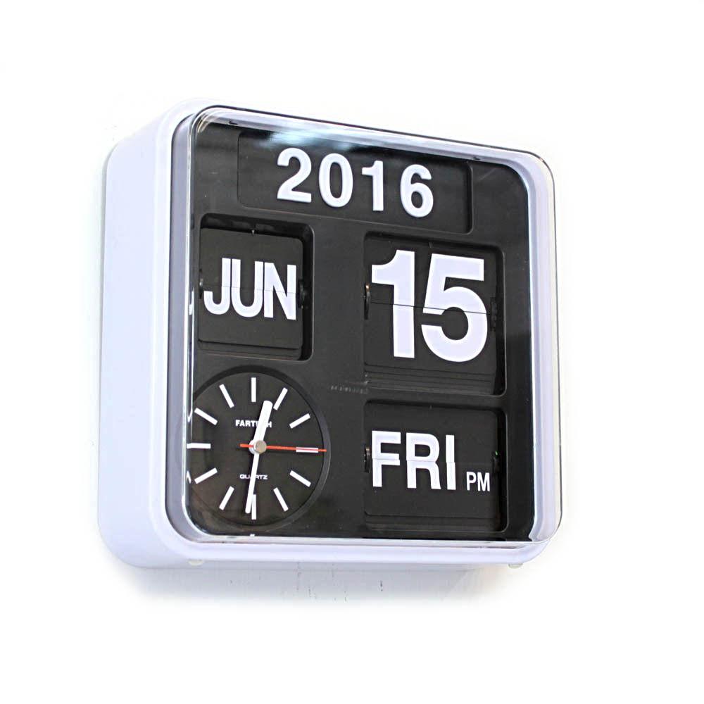 The Master Vintage Digital Flip Clock & Calendar