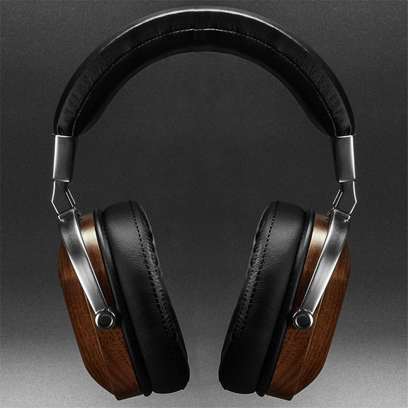 Premium Fidelity Wood Coated Over Ear Headphones