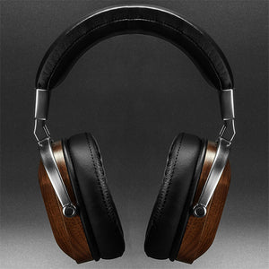 Premium Fidelity Wood Coated Over Ear Headphones