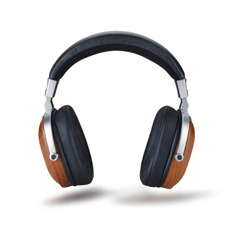 Premium Fidelity Wood Coated Over Ear Headphones