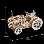 Wooden Miniature Gear Propelled Models