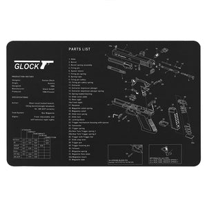 The Exploded Gun Desk Mat