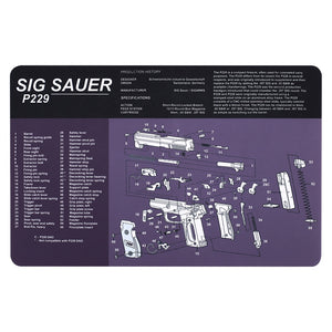 The Exploded Gun Desk Mat