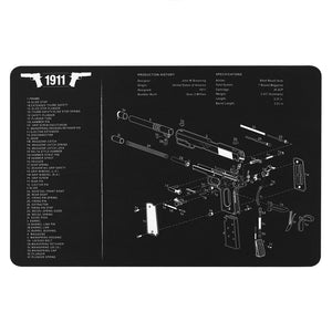 The Exploded Gun Desk Mat